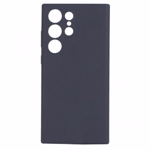 Phone Case "TM Pure Silicone" for Samsung G990 S21 FE / Charcoal Gray / (Blister)
