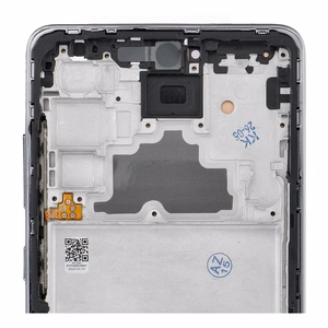 REWA OLED LCD ekranas su rėmeliu, skirtas SAMSUNG A72 4G, juodas