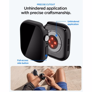 Чехол Spigen Thin Fit 360 для Apple Watch 42 mm – чёрный