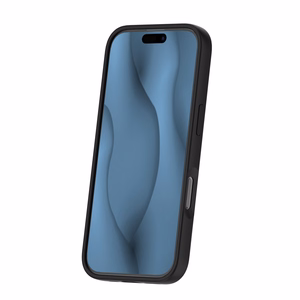 Silicone Thin Mag dėklas iPhone 16 Pro 6,3" juodas