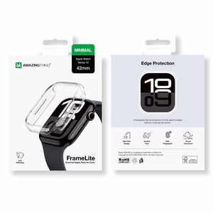 AmazingThing Minimal Case for Apple Watch 42mm - Clear
