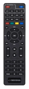 Esperanza EV106P skaitmeninis DVB-T2 H.265/HEVC imtuvas, juodas
