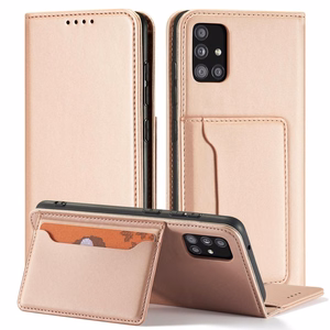 Magnet Card Case чехол для Samsung Galaxy A13 5G кошелёк-чехол с держателем для карт розовый