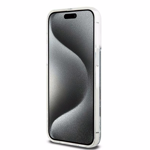 DKNY Liquid Glitter Big Logo dėklas, skirtas iPhone 14 Pro Max, juodas