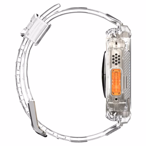 Spigen Rugged Armor Pro Case – Band with case for Apple Watch Ultra 49 mm (Clear))