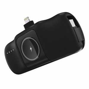 Išorinė baterija POWER BANK Wozinsky (WF16-YLS) lightning + Apple Watch Charger 5000mAh (20W) juoda