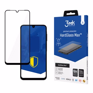 Усиленное закалённое стекло на весь экран 3mk HardGlass Max чёрный для Samsung Galaxy A16/A26/M16