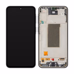 Оригинальный дисплей Samsung A37 5G (A376) с сенсорной панелью и рамкой, Charcoal (сервисная упаковка)