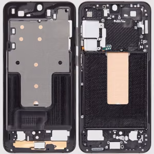 Vidurinis rėmelis Samsung S916 S23 Plus Phantom Black (grafito)
