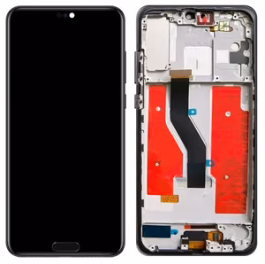 LCD экран Huawei P20 Pro с тачскрином, кнопкой Home и рамкой чёрный OLED