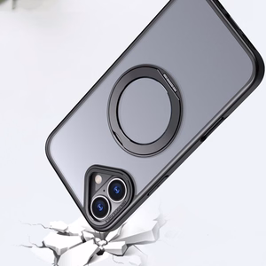 Tech-Protect MagRing MagSafe dėklas iPhone 16e - matinė juoda