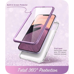 Supcase Cosmo dėklas telefonui iPhone 14 Plus - rožinis marmuras