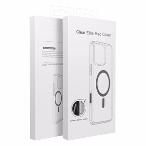 Чехол Clear Mag Cover Elite STR для iPhone 17 Pro / 18 Pro, совместимый с MagSafe из не желтеющего материала, с кнопкой Camera Control — прозрачный