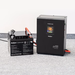 Rebel POWER-1000 wall-mounted emergency power supply, pure sine wave inverter with charging, 12 V / 230 V, 1000 VA / 700 W