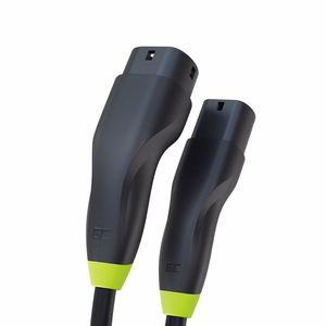 Green Cell EVKABGC04 elektromobilių įkrovimo kabelis Juoda Type 1 Type 2 3 7 m