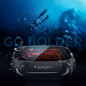 Spigen Thin Fit 360 dėklas, skirtas Apple Watch Ultra 49 mm, juodas