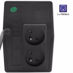 Qoltec 53774 nepertraukiamo maitinimo šaltinis (UPS) Line-Interactive 1 kVA 600 W 1 AC lizdas