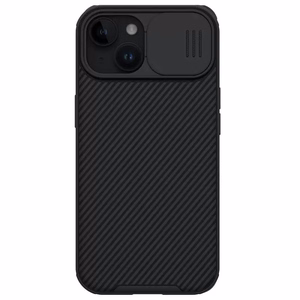 Dėklas Nillkin CamShield Pro Apple iPhone 15 Plus juodas