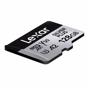 Karta pamięci Lexar High-Performance Silver Plus microSDXC 128GB + adapter