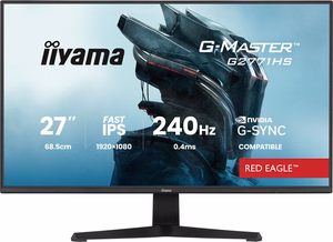 iiyama G-MASTER G2771HS-B1 kompiuterio monitorius 68,6 cm (27") 1920 x 1080 pikseliai „Full HD“ Juoda