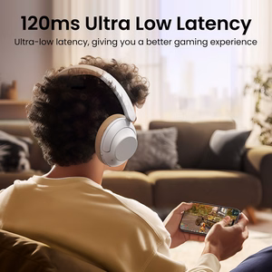 Ugreen HP202 HiTune Max5 Беспроводные накладные наушники с гибридным ANC — белый