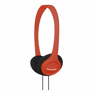 Koss KPH7r – wired on-ear headphones, red