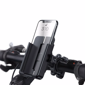 Wozinsky metal bicycle phone laikiklis, scooters juodas (WBHBK3)