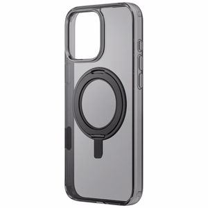 Uniq Swivix 360 sukamas stovas dėklas telefonui iPhone 16 Pro - juodas