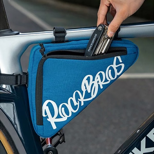 Rockbros G002 Flash Journey trikampis 1,4 l dviračio rėmo krepšys – mėlynas