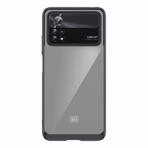 Чехол Outer Space для Xiaomi Poco X4 Pro 5G с гибкой рамкой чёрный
