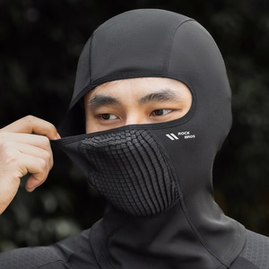 Rockbros LF25699 flisinė dviratininko balaklava – juoda