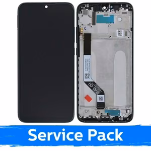 LCD Display Compatible With Xiaomi Redmi Note 7 (Note 7 Pro) With Frame / Space Black / (Service Pack)