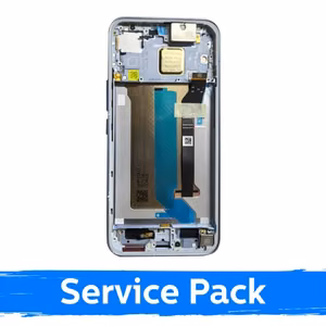 Ekranas skirtas Xiaomi Poco X8 Pro Max su rėmeliu / Blue / (Service Pack)