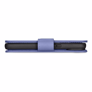 iCarer Piniginės dėklas 2in1 viršelis iPhone 14 Plus Anti-RFID odinis atverčiamas dėklas šviesiai violetinis (WMI14220727-LP)