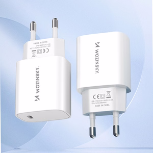 Wozinsky WGWCCW 20W USB-C sieninis įkroviklis - baltas