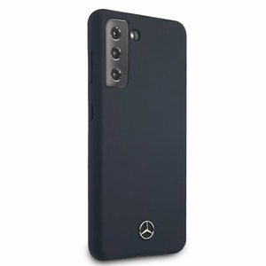 Dėklas telefonui Mercedes Silikoninis Line dėklas Samsung Galaxy S21 mėlynas