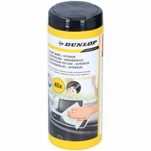 Dunlop drėgnos servetėlės automobilio prietaisų skydeliui prižiūrėti, 40 vnt.