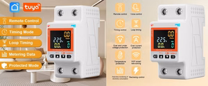 Умный счётчик электроэнергии Tuya, 2P+N, 63A, Wi-Fi