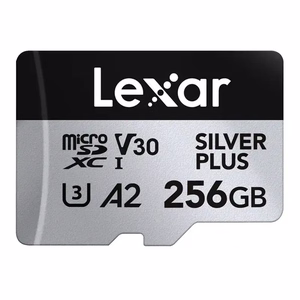 Karta pamięci Lexar High-Performance Silver Plus microSDXC 256GB + adapter