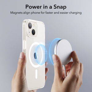 ESR Classic Hybrid Halolock dėklas telefonui iPhone 13 / iPhone 14 su MagSafe - skaidrus