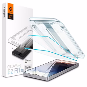 Закалённое стекло Spigen Glas.tR EZ FIT 2 шт. для Samsung Galaxy S25 Ultra - прозрачное
