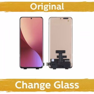 LCD дисплей для Xiaomi 12 (12X / 12S) чёрный (восстановленный: Китай)