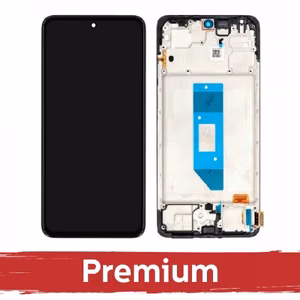 LCD дисплей для Xiaomi Redmi Note 14 4G (версия EU) с рамкой / Midnight Black / OEM