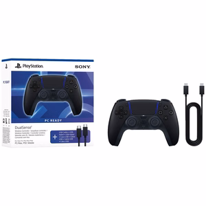 belaidis valdiklis PS5 SONY DualSense Midnight Juodas +laidas USB