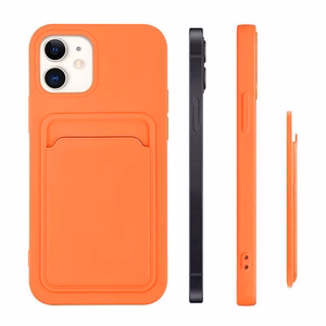 Card Case Silicone Wallet Wallet With Card Slot Documents For Xiaomi Redmi Note 10 5G / Poco M3 Pro Navy Blue