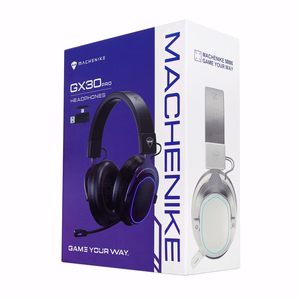 Machenike GX30 Pro belaidės apgaubiančios žaidimų ausinės - juodos
