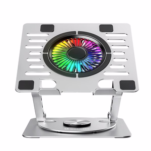 Wozinsky WDCX-X16-AS CoolBase RGB 360° Охлаждающая Подставка для Ноутбука и Планшета - Серебристый