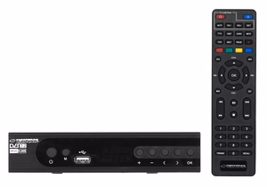 Esperanza EV106P skaitmeninis DVB-T2 H.265/HEVC imtuvas, juodas