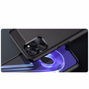 Carbon Case dėklas Realme 10 5G / Realme 9i 5G lankstus silikoninis anglies dangtelis juodas