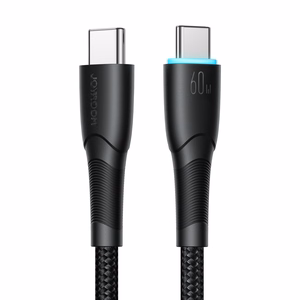 Joyroom Starry Series SA32-CC3 кабель USB-C USB-C 60W 1м - чёрный